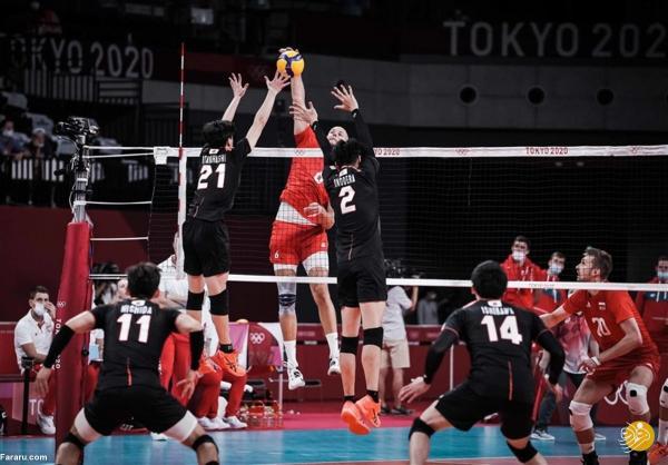 تداوم صدرنشینی والیبال لهستان با پیروزی بر ژاپن