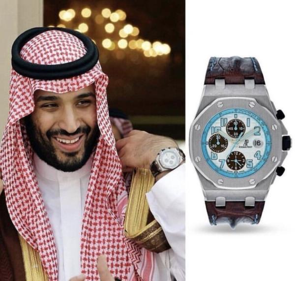 ساعت گران بها بن سلمان خبرساز شد، عکس