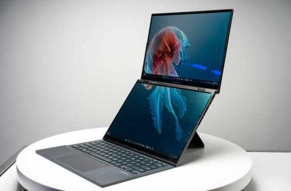 ایسوس از لپ تاپ Zenbook Duo با دو نمایشگر 14 اینچی رونمایی کرد